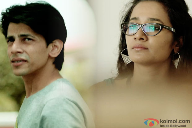 Amaan F Khan and Tannishtha Chatterjee in a still from movie 'Rough Book'