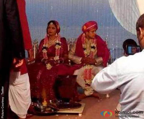  Drashti Dhami and Neeraj Khemka during their wedding