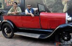 Sushant Singh Rajput and Dibakar Banerjee during the 2nd trailer launch of 'Detective Byomkesh Bakshy' Pic 2