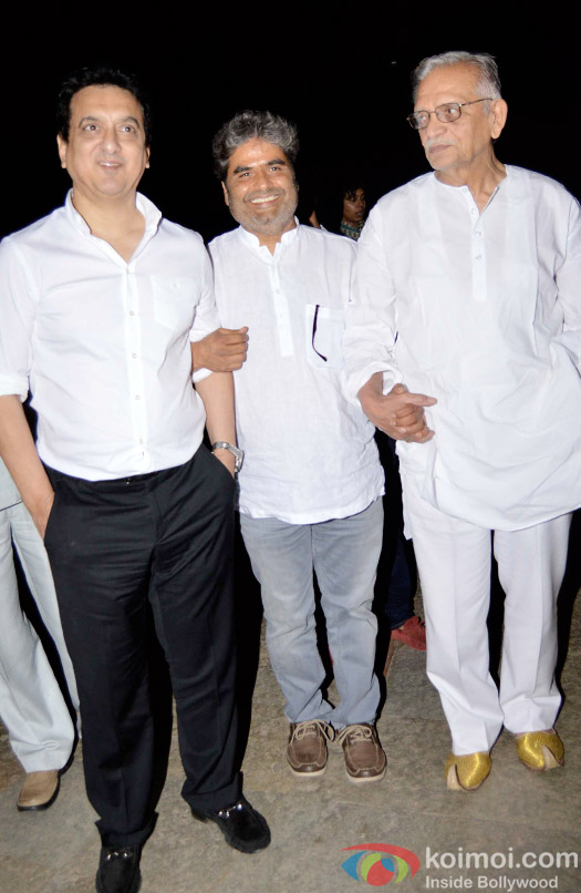 Sajid Nadiadwala, Vishal Bhardwaj and Gulzar