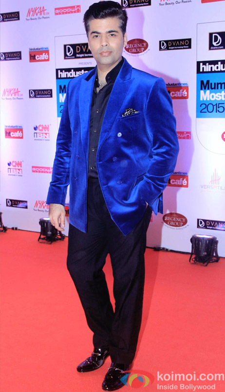 Karan Johar at HT Most Stylish Awards 2015