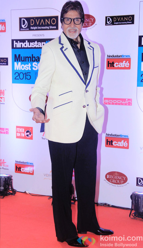 Amitabh Bachchan at HT Most Stylish Awards 2015