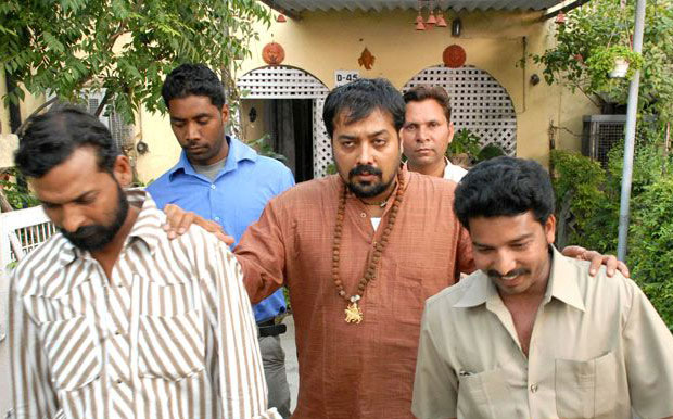 Anurag Kashyap in a still from movie 'Shagird (2011)'