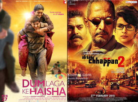 Dum Laga Ke Haisha and Ab Takk Chhappan 2 Posters