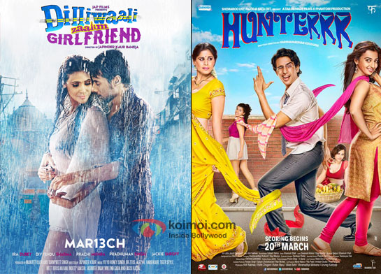 Dilliwalli Zaalim Girlfriend and Hunterr movie posters
