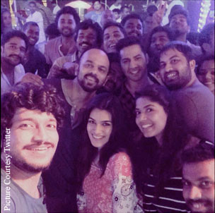 Kriti Sanon, Varun Dhawan, Rohit Shetty's 'Dilwale' Selfie