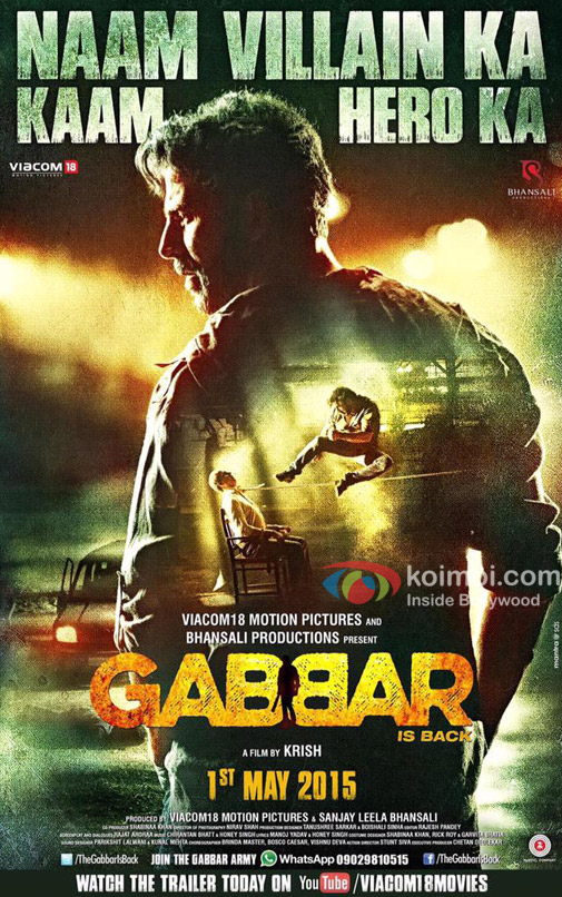 Akshay Kumar in a still from 'Gabbar Is Back' movie poster