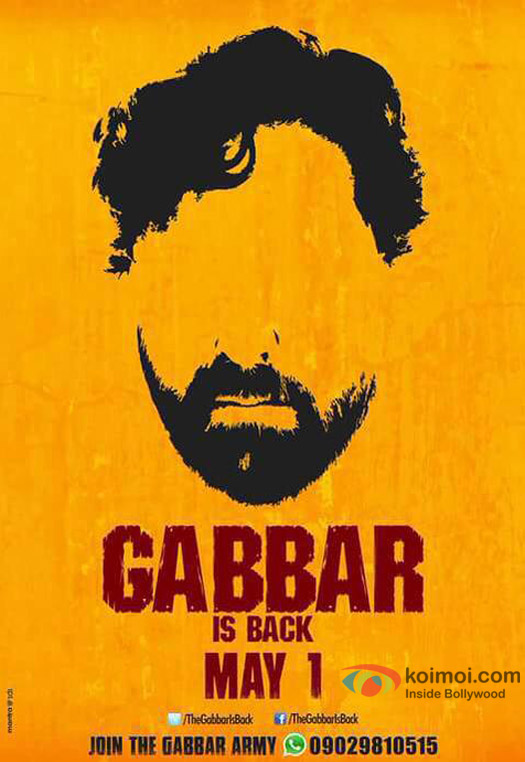 Gabbar Is Back movie poster