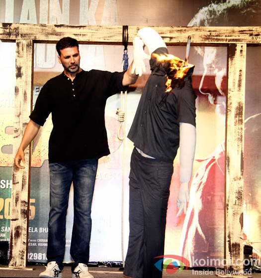 Akshay Kumar during the trailer launch of movie 'Gabbar Is Back'