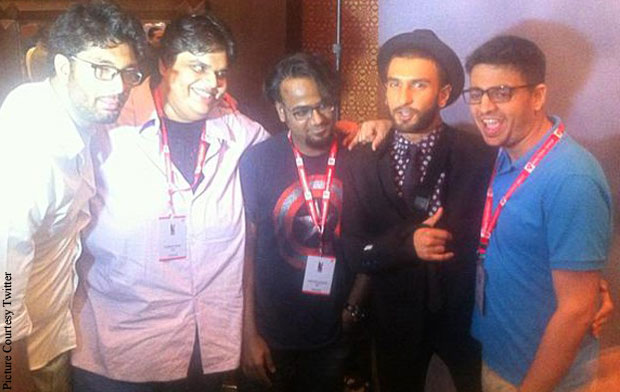 Ranveer Singh With AIB Team At India Today Convlave 