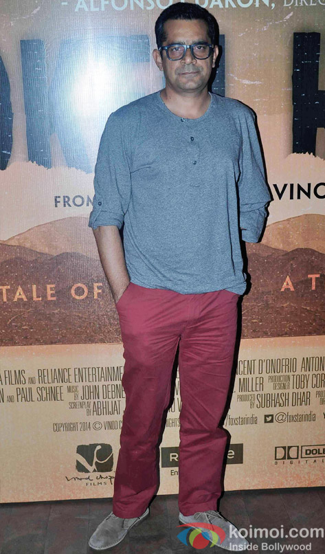 Subhash Kapoor during the special screening of hollywood film Broken Horses