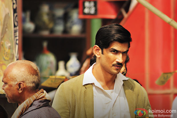 Sushant Singh Rajput in a still from movie 'Detective Byomkesh Bakshi'