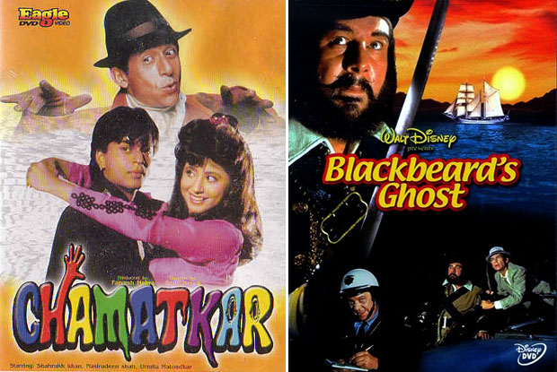 Chamatkar (1992) and Blackbeard's Ghost (1968) Movie Poster
