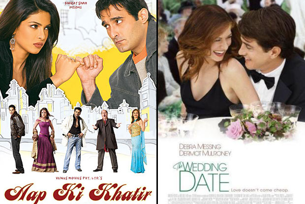 Aap Ki Khatir (2006) and The Wedding Date (2005) Movie Poster