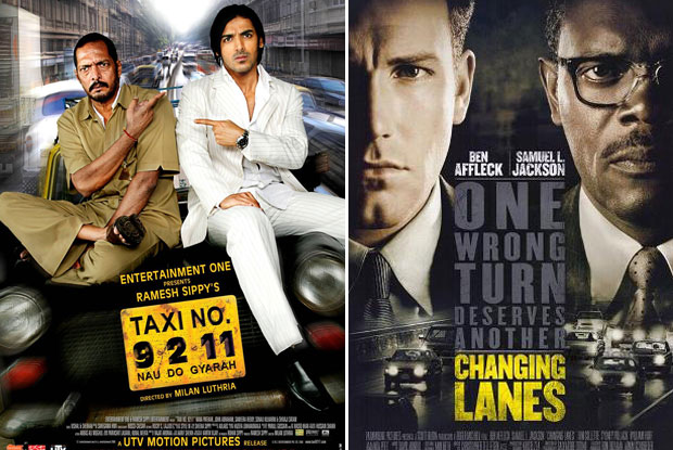 Taxi No. 9211 (2006) and Changing Lanes (2002) Movie Poster