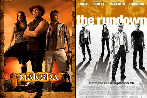 Naksha (2006) and The Rundown (2003) Movie Poster