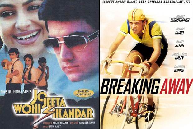 Jo Jeeta Wohi Sikandar (1992) and Breaking Away (1979) Movie Poster