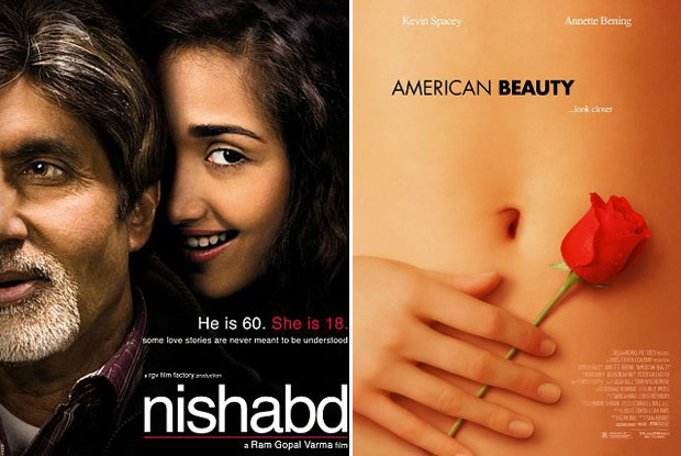 Nishabd (2007) and American Beauty (1999) Movie Poster