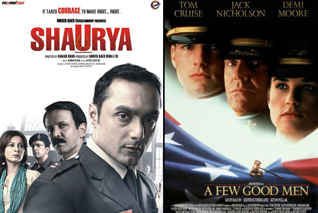 Shaurya (2008) and A Few Good Men (1992) Movie Poster
