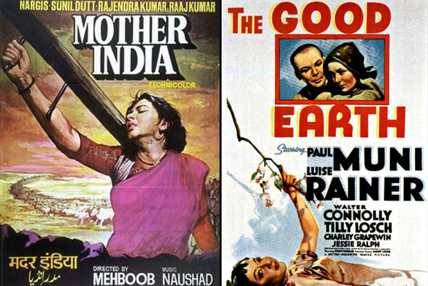 Mother India (1957) and The Good Earth (1937) Movie Poster