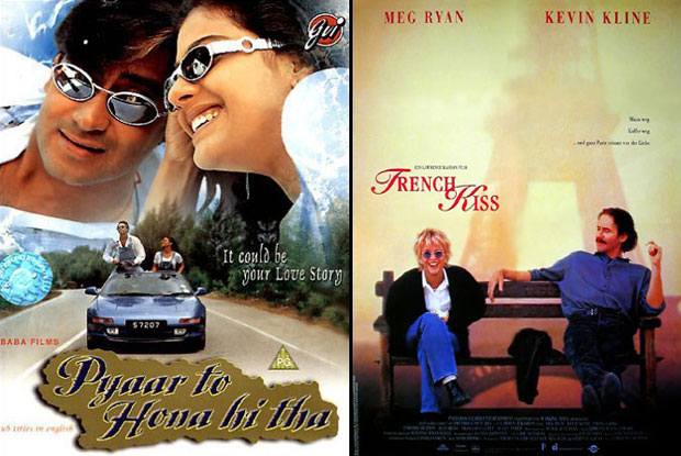 Pyaar To Hona Hi Tha (1998) and French Kiss (1995) Movie Poster