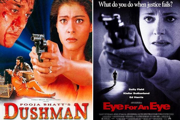 Dushman (1998) and Eye for an Eye (1996) Movie Poster