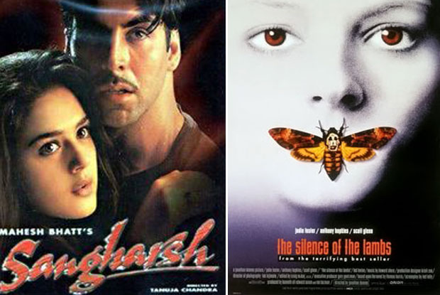 Sangharsh (1999) and The Silence of the Lambs (1991) Movie Poster