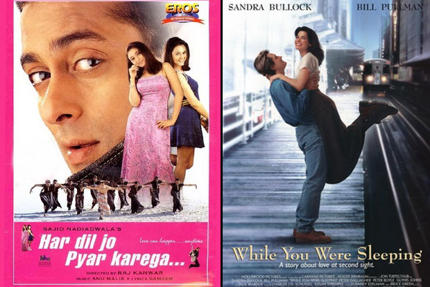 Har Dil Jo Pyar Karega (2000) and While You Were Sleeping (1995) Movie Poster