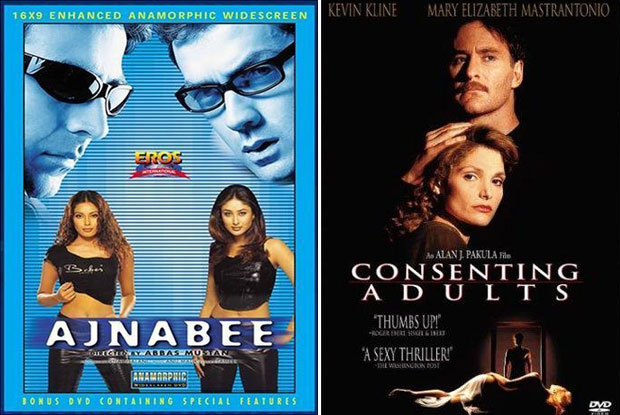 Ajnabee (2001) and Consenting Adults (1992) Movie Poster