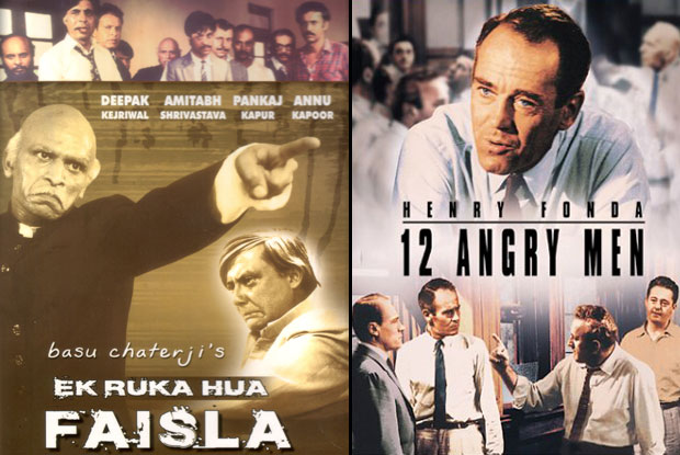 Ek Ruka Hua Faisl (1986) and 12 Angry Men (1957) Movie Poster