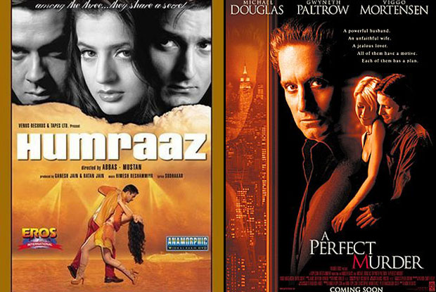 Humraaz (2002) and A Perfect Murder (1998) Movie Poster