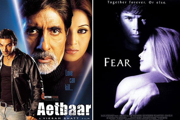 Aetbaar (2004) and Fear (1996) Movie Poster