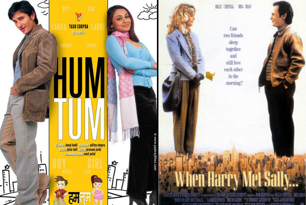 Hum Tum (2004) and When Harry Met Sally... (1989) Movie Poster