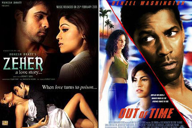 Zeher (2005) and Out of Time (2003) Movie Poster