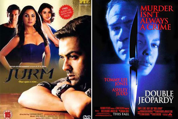 Jurm (2005) and Double Jeopardy (1999) Movie Poster