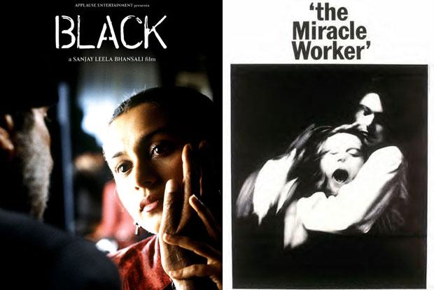 Black (2005) and The Miracle Worker (1962) Movie Poster
