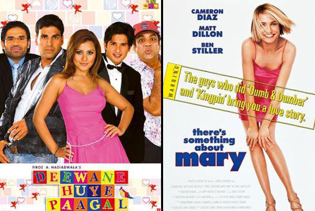 Deewane Huye Paagal (2005) and There's Something About Mary (1998) Movie Poster