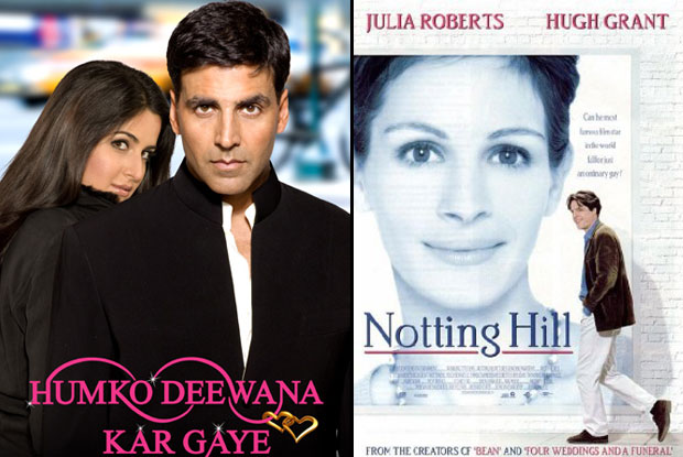 Humko Deewana Kar Gaye (2006) and Notting Hill (1999) Movie Poster