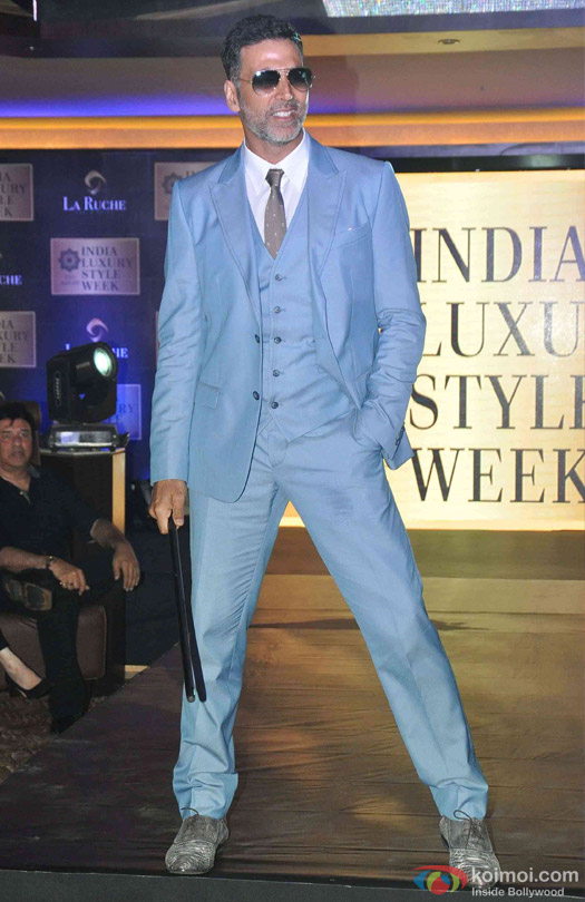Akshay Kumar at the launch of India Luxury Style Week 2015
