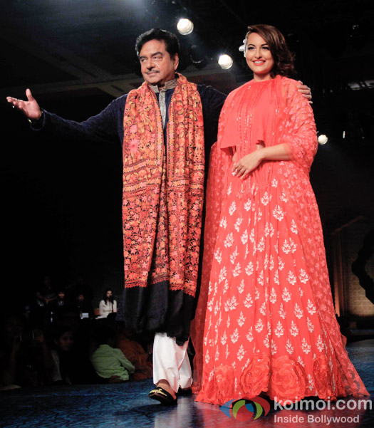 Mijwan Fashion Show: Shatrughan Sinha and Sonakshi Sinha Walk The Ramp