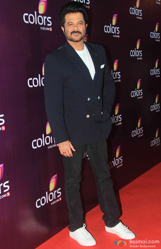Anil Kapoor during the red carpet of Colors Party 2015