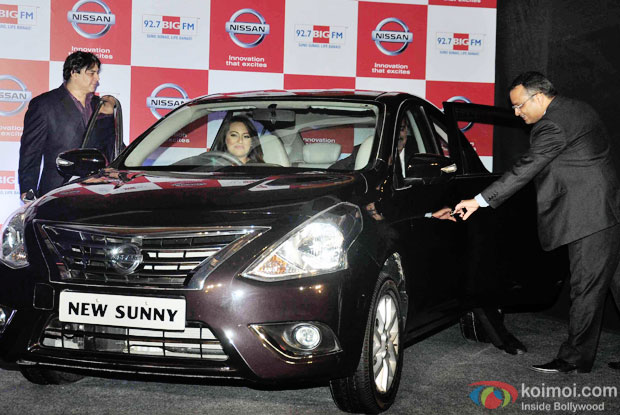Sonakshi Sinha promotes collaboration between Nissan Sunny Sedan and 92.7 Big FM