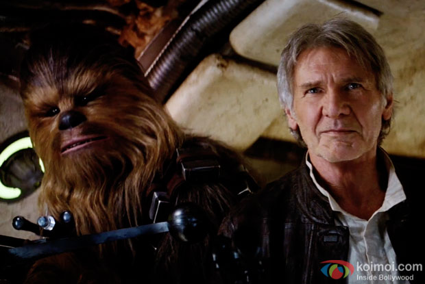 A still from movie 'Star Wars: The Force Awakens'
