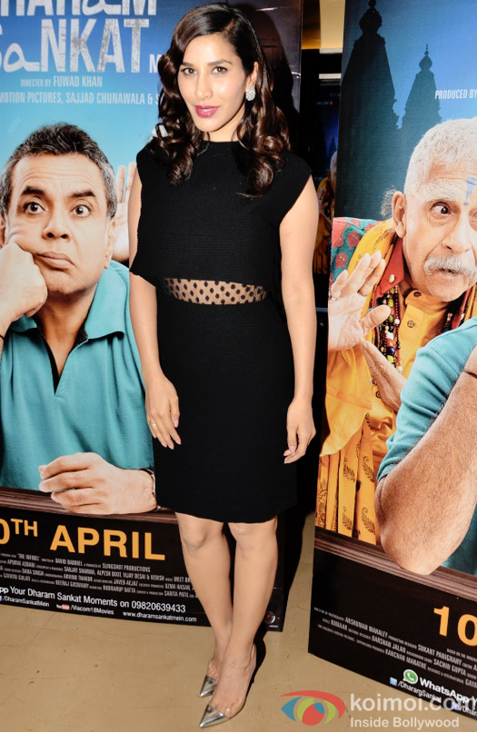 Sophie Choudry at the special screening of movie 'Dharam Sankat Mein'