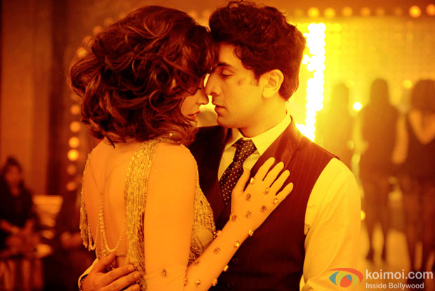 Anushka Sharma and Ranbir Kapoor in a still from movie 'Bombay Velvet'