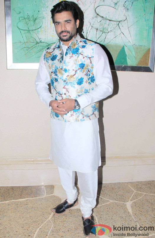 R. Madhavan during the promotion of Tanu Weds Manu Returns at Mumbai