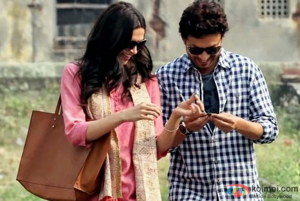 Deepika Padukone and Irrfan Khan in a still from movie 'Piku'