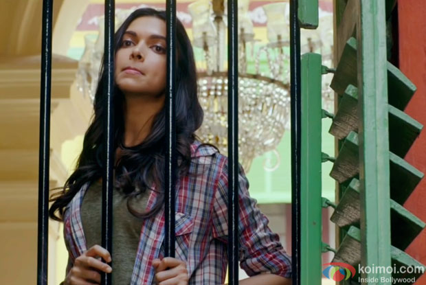 Deepika Padukone in a still from movie 'Piku'