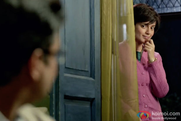 R. Madhavan and Kangana Ranaut in a still from movie 'Tanu Weds Manu Returns'