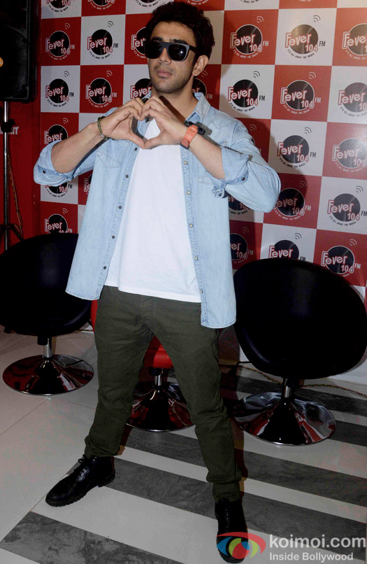 Amit Sadh during the promtion of movie 'Guddu Rangeela' at Fever 104 FM